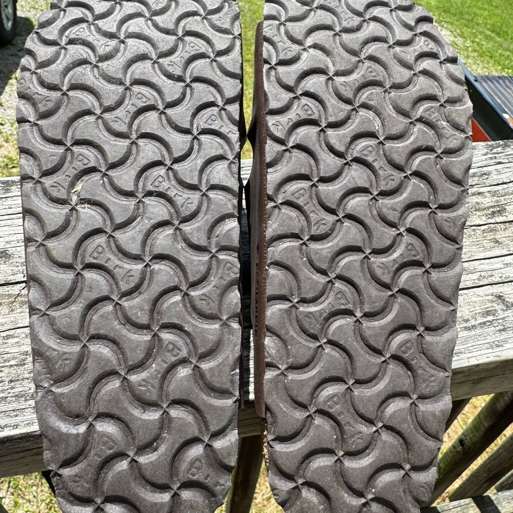 Birkenstock Birkibuc Mocha Arizona Sandals - Picture 5 of 5
